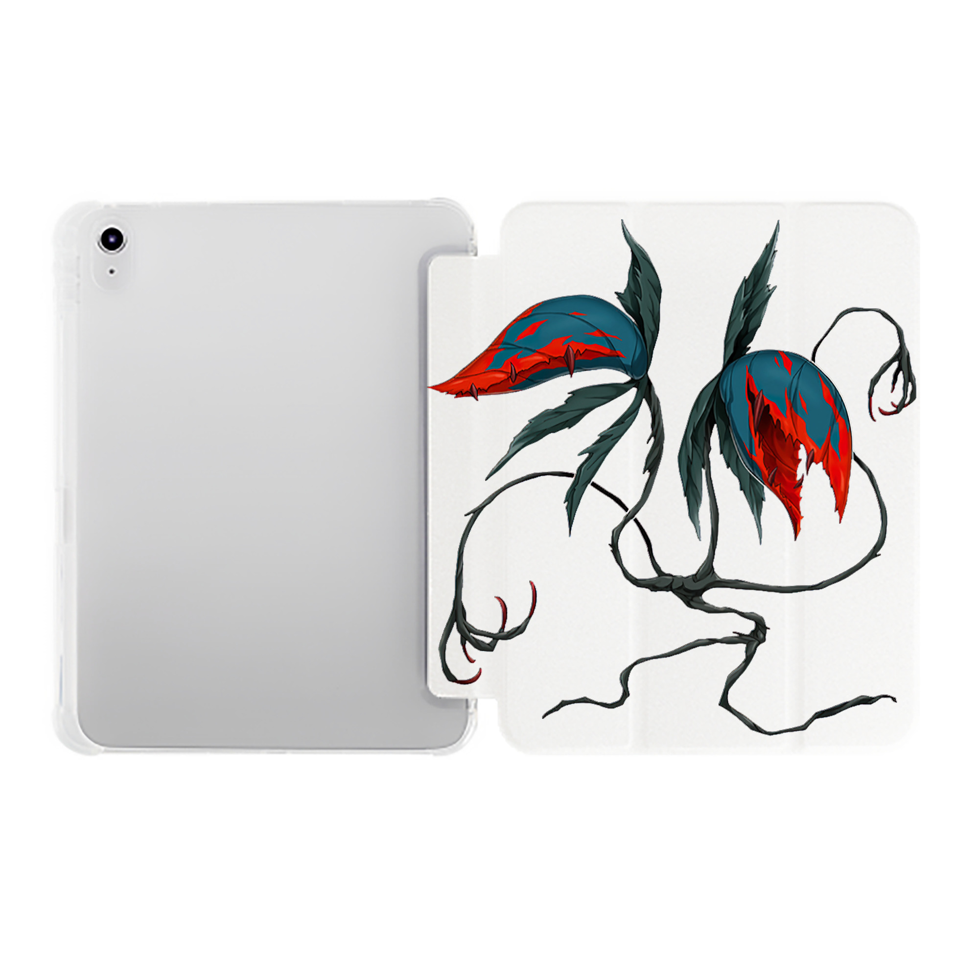 （画像用） 遊☆戯☆王 Yu-Gi-Oh! IPad ケース ペン収納付き 三つ折りスタンド PUレザー×シリコン 対応機種9.5/10.5/10.9インチ